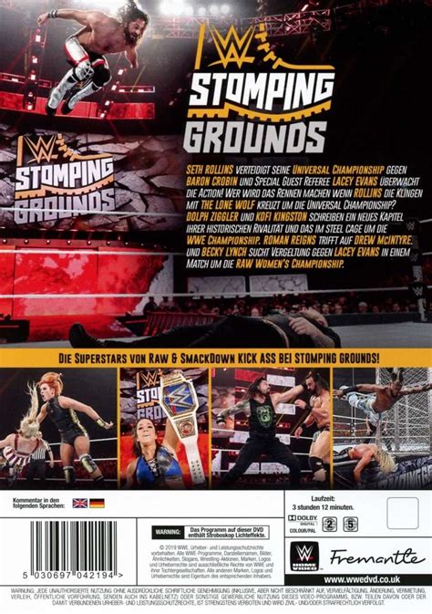 WWE: Stomping Grounds 2019 (DVD) .